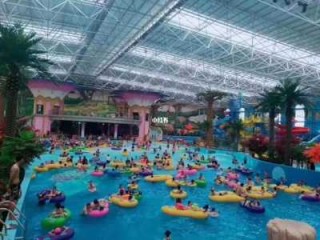 室内温泉水上乐园？温泉度假村水上乐园？