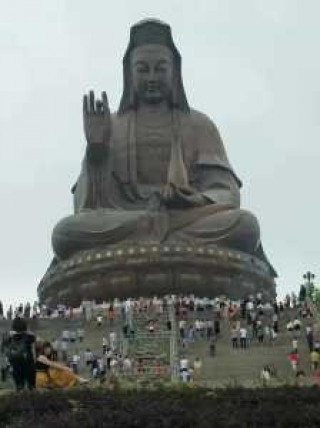 西樵山南海观音，西樵山南海观音高度多少米