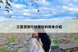 北京到三亚旅游团报价表，北京到三亚旅游自由行攻略？
