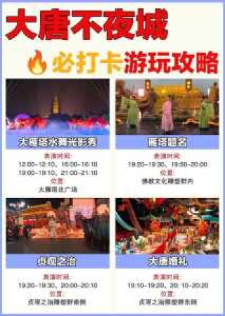 大唐不夜城游玩攻略，大唐不夜城游玩攻略2023