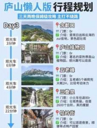 庐山游玩攻略二日游？庐山游玩攻略二日游作文？