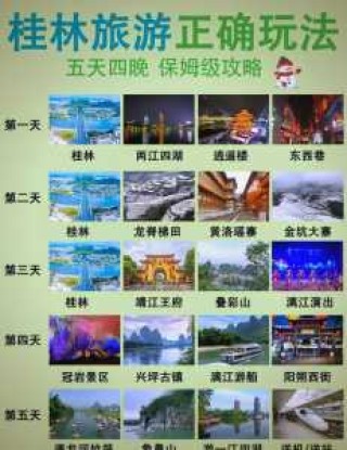 桂林旅游攻略必去景点门票费用，桂林旅游景点大全攻略自驾游