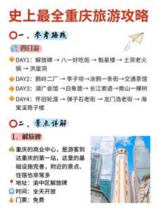 重庆旅游景点地图，重庆旅游景点地图分布线路图
