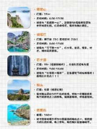 温州旅游景点大全介绍？温州旅游景点大全景点排名？