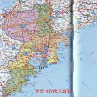 青岛景点地图分布图高清，青岛景点地图分布图高清大图