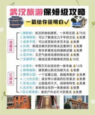 武汉二日游最佳路线攻略，武汉二日游最佳顺序？