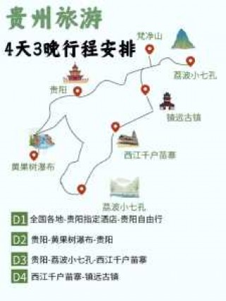 贵州三日游最佳路线自由行，贵州三日游自由行攻略
