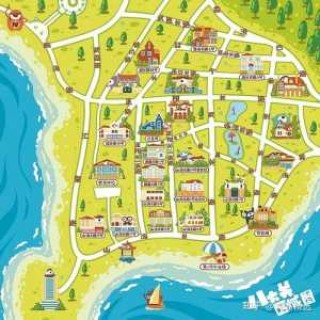 青岛景点地图分布图高清，青岛景点地图分布图高清大图
