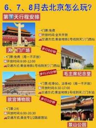 8月去北京旅游合适吗，8月去北京旅游有限制吗?