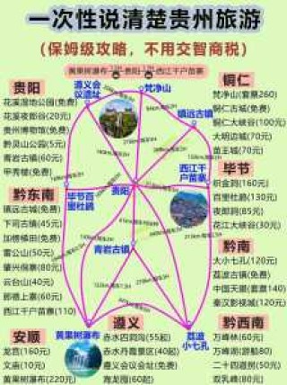 贵州自由行攻略，贵州自由行攻略包含乘车线路？