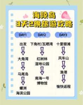 广州阳江海陵岛游玩攻略，广东阳江海陵岛攻略？