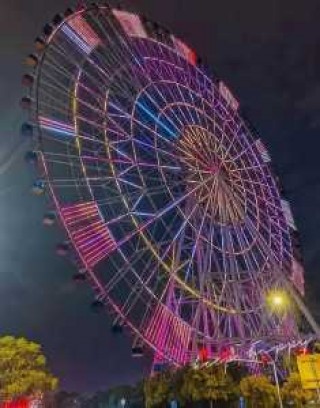 南昌之星摩天轮，南昌之星摩天轮夜景？