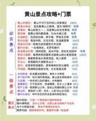 西递宏村门票多少钱一张，西递宏村一日游路线