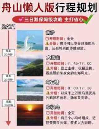 舟山旅游攻略自由行？舟山旅游景点攻略自驾游？