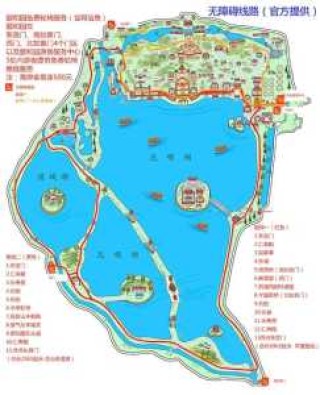 颐和园攻略最佳路线图步行？颐和园游览路线？