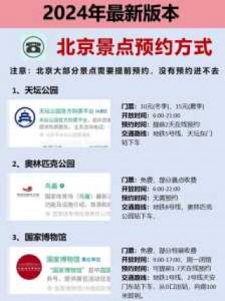 北京旅游景点预约平台？北京旅游景点网上预约？