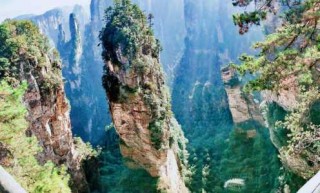 张家界景点图片，张家界景点图片 分布图