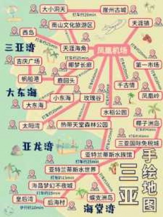 自己去三亚旅游路线，如何自驾去三亚