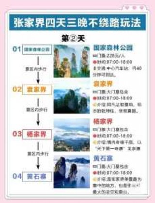 张家界森林公园游玩攻略，张家界森林公园游玩攻略地图？