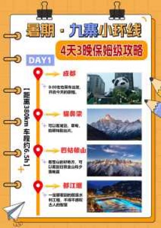 自由行去九寨沟攻略？去九寨沟旅游路线？