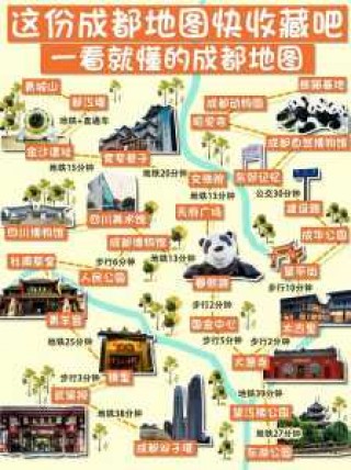 成都周边旅游景点地图，成都周边旅游景点地图分布？