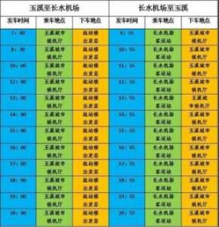 昆明机场大巴线路及时刻表，昆明机场大巴线路及时刻表2021