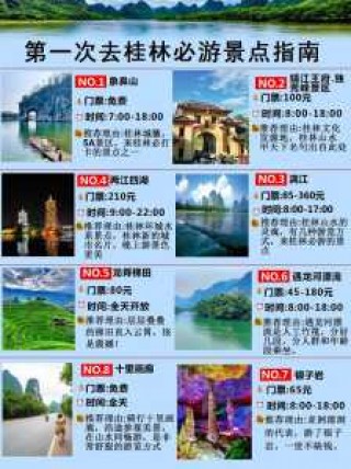桂林自助游玩攻略，桂林自由行游玩攻略