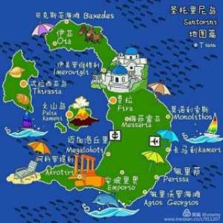 希腊旅游胜地圣托里尼？希腊圣托里尼岛旅游攻略？