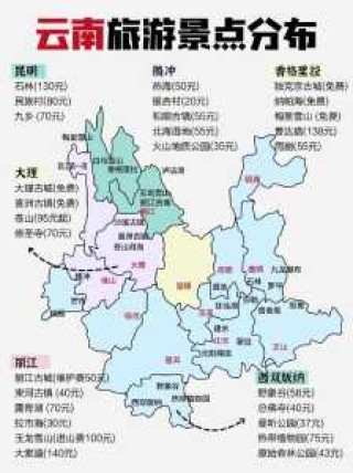 云南旅游景点地图分布图，云南旅游地图高清版大图 景点？