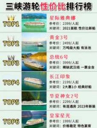 重庆到三峡船票，重庆到三峡船票价目表？