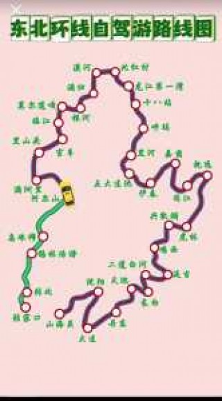 内蒙东北三省旅游最佳路线，内蒙东北三省旅游最佳路线图