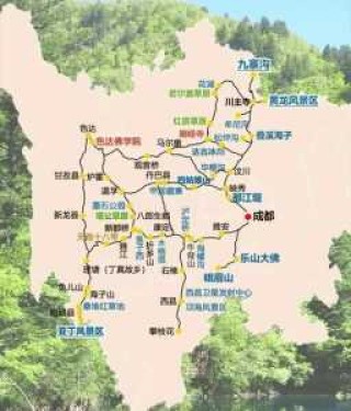 四川旅游路线最佳设计，四川旅游线路名称？