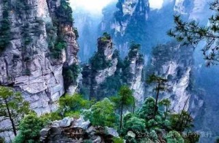 张家界天门山图片，张家界天门山图片高清全景？
