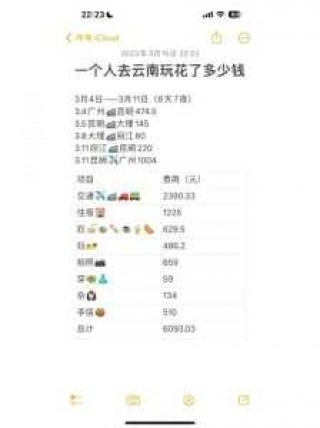 去云南旅游大概需要多少钱，去云南旅行要花多少钱