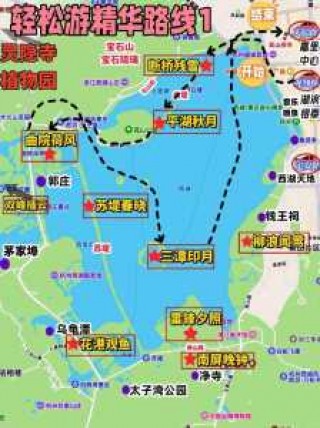 西湖景点路线图，西湖景区旅游线路？