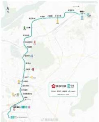 南京地铁一号线，南京地铁一号线路线表