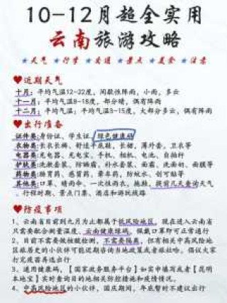 云南自由行7天最佳路线，云南自由行7天最佳路线香格里拉？