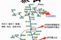 泰山登山完整路线图，泰山登山路线图4k大小？