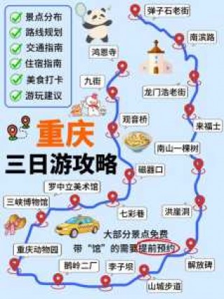 重庆两日游最佳攻略，重庆三日游最佳方案