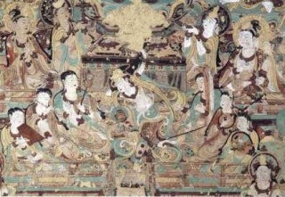 敦煌莫高窟壁画，敦煌莫高窟壁画雨中耕作图？