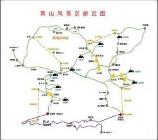 黄山一日游路线图，黄山一日游最省力最省时路线图？