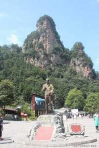 张家界景点图片，张家界景点图片 分布图