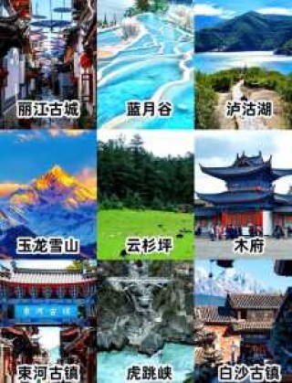 丽江旅游景点图片，丽江旅游攻略必去景点图片？