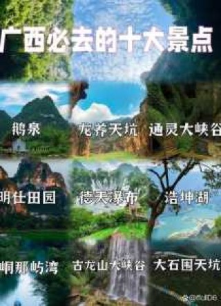 广西最值得去的景点，广西最值得去的景点有哪些