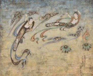 敦煌莫高窟壁画，敦煌莫高窟壁画雨中耕作图？