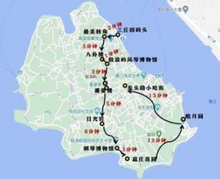 鼓浪屿最佳旅游线路图，鼓浪屿旅游路线攻略？