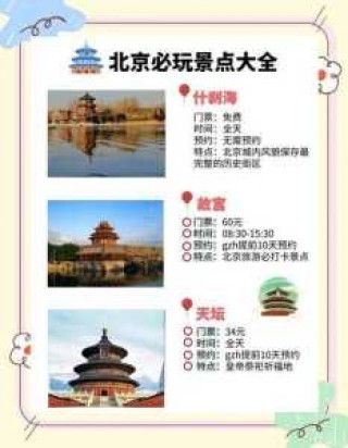 北京前十旅游景点排名，北京旅游景点排名百度
