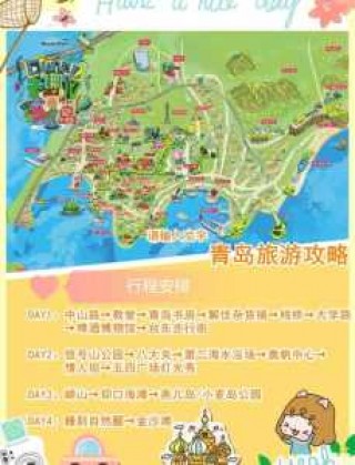 青岛四日游最佳路线，青岛4日游自由行攻略？