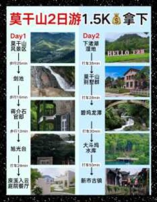莫干山自驾游旅游攻略，莫干山风景区自驾游