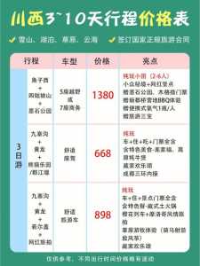 旅行社旅游价目表的简单介绍 第1张 旅行社旅游价目表的简单介绍 第1张